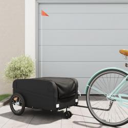 Remorque de vélo noir 45 kg fer alsavelo