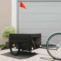 Remorque de vélo noir 45 kg fer alsavelo