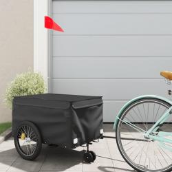 Remorque de vélo noir 30 kg fer alsavelo