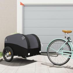 Remorque de vélo noir 45 kg fer alsavelo