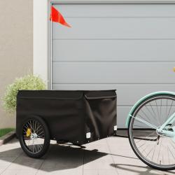 Remorque de vélo noir 45 kg fer alsavelo