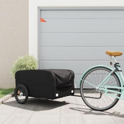 Remorque de vélo noir 45 kg fer alsavelo
