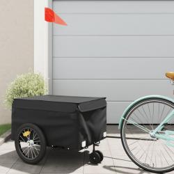 Remorque de vélo noir 45 kg fer alsavelo