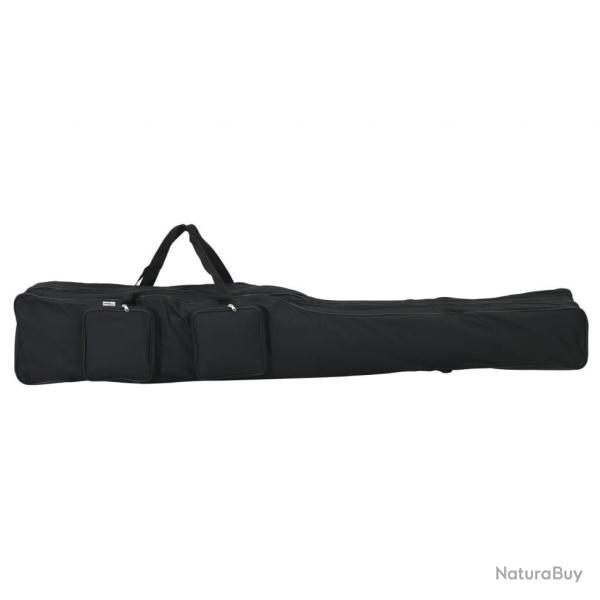 Sac de canne  pche noir 150 cm tissu oxford alsavelo