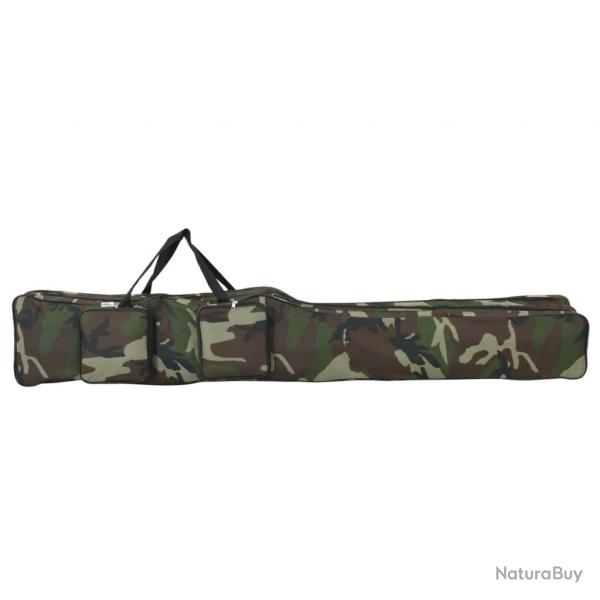 Sac de canne  pche vert camouflage 150 cm tissu oxford alsavelo