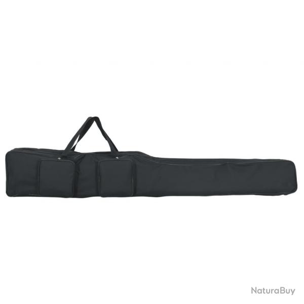 Sac de canne  pche noir 160 cm tissu oxford alsavelo