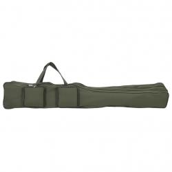 Sac de canne à pêche vert foncé 160 cm tissu oxford alsavelo