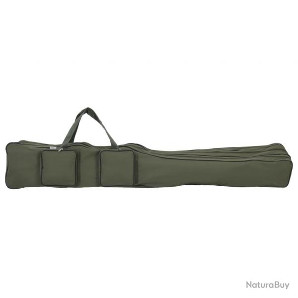 Sac de canne  pche vert fonc 160 cm tissu oxford alsavelo