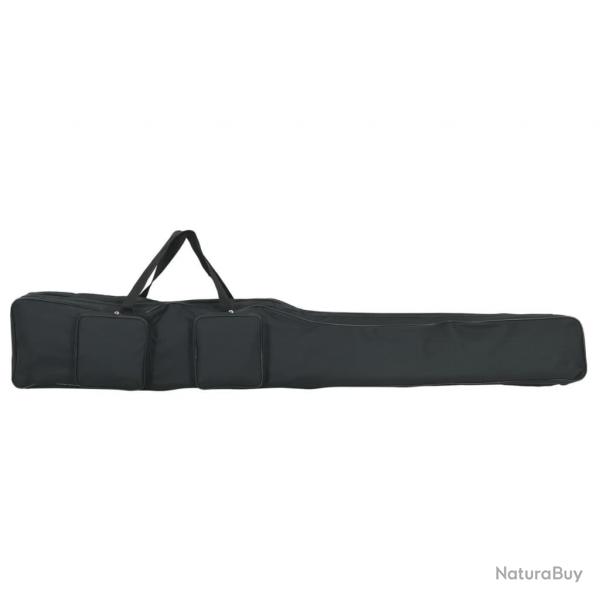 Sac de canne  pche noir 150 cm tissu oxford alsavelo
