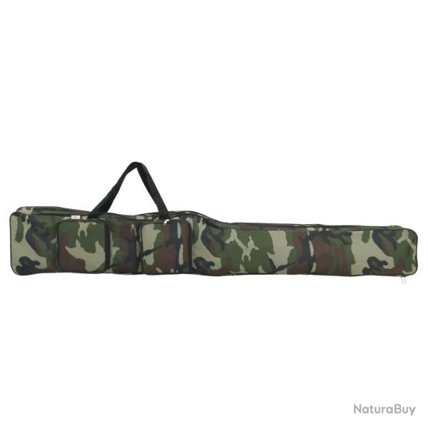 Sac de canne  pche vert camouflage 150 cm tissu oxford alsavelo