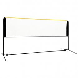 Filet de badminton réglable 300x103x94-158 cm Métal alsavelo