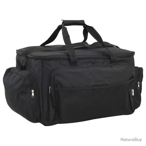 Sac de pche impermable noir tissu oxford alsavelo