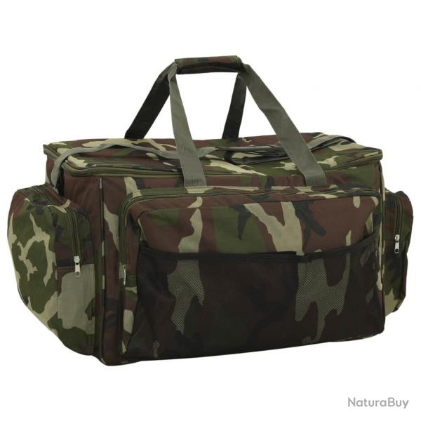 Sac de pche impermable vert camouflage tissu oxford alsavelo