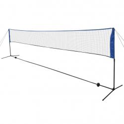 Filet de badminton avec volants 600 x 155 cm alsavelo