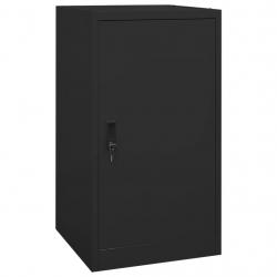 Armoire à selles Noir 53x53x105 cm Acier alsavelo