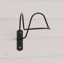 Porte-casque pour équitation mural noir acier alsavelo
