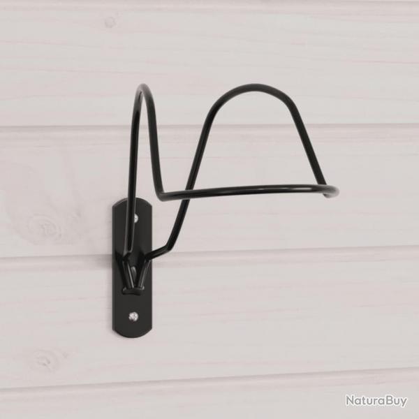 Porte-casque pour quitation mural noir acier alsavelo