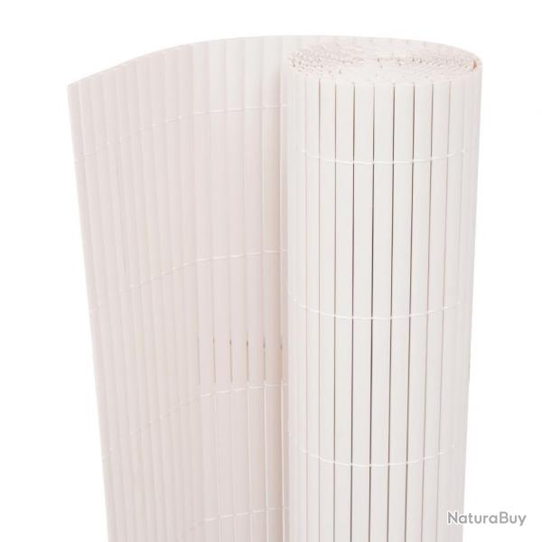 Clture de jardin Double face 90 x 300 cm Blanc alsavelo