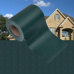 Écran d'intimité de jardin PVC 35x0,19 m Vert mat alsavelo