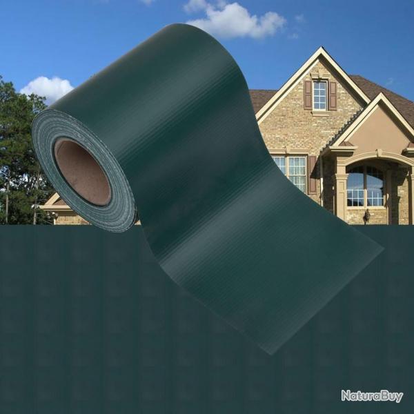 cran d'intimit de jardin PVC 35x0,19 m Vert mat alsavelo