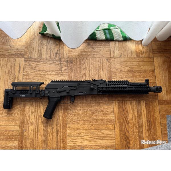 Lot de rpliques AK 104 LCT aeg et HK416 VFC aeg + Silencieux LCT et kit RIS VFC