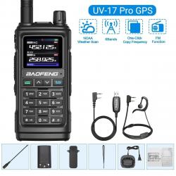 BAOFENG UV-17 PRO GPS - Noir + Câble de prog / EURO