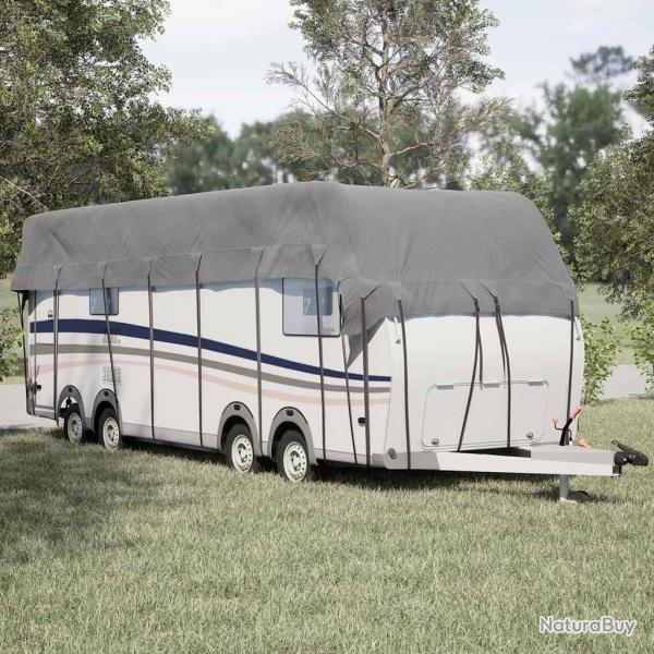 Housse de toit de caravane gris 900x300 cm tissu non tiss alsavelo