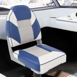 Siège pour bateau avec dossier haut pliable 39x43x58 cm alsavelo