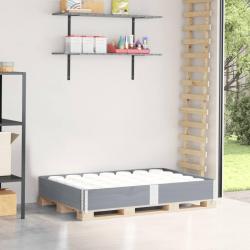 Collier de palette gris 150x100 cm bois de pin solide alsavelo