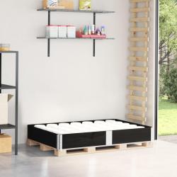 Collier de palette noir 150x100 cm bois de pin solide alsavelo