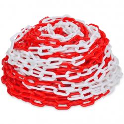 Chaîne d'avertissement Rouge et blanc alsavelo