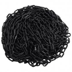 Chaîne d'avertissement Noir 30 m Ø8 mm Plastique alsavelo