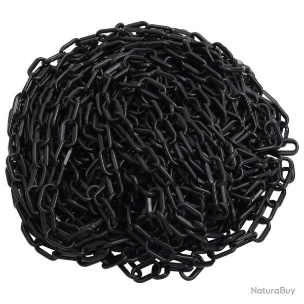 Chane d'avertissement Noir 30 m 8 mm Plastique alsavelo
