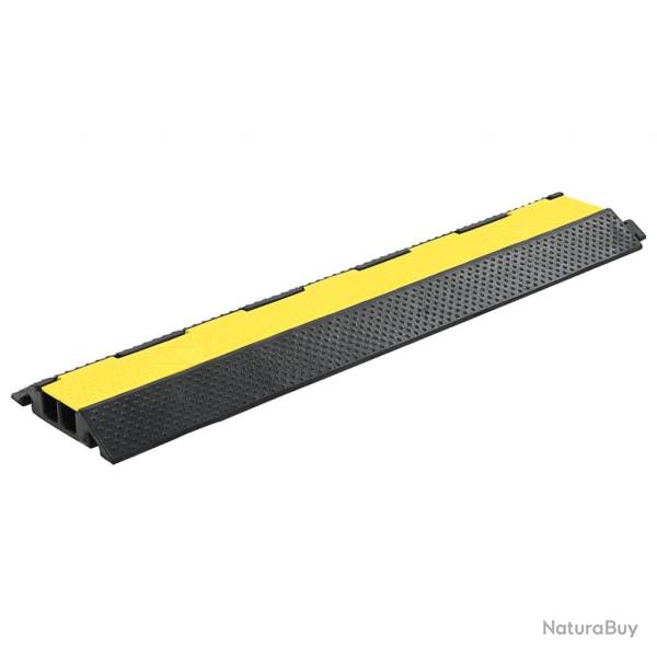 Rampe de protection de cble 2 canaux caoutchouc 101,5 cm alsavelo