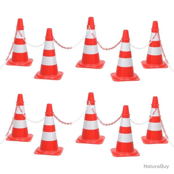 cnes avec 10 m de chane Rouge et blanc alsavelo