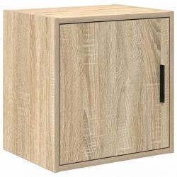 Armoire murale de garage chêne sonoma bois d'ingénierie alsavelo