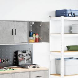 Armoire murale de garage gris béton bois d'ingénierie alsavelo