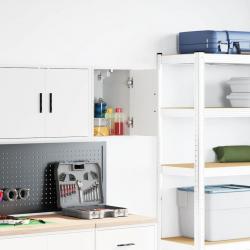 Armoire murale de garage blanc bois d'ingénierie alsavelo