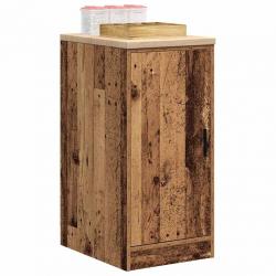 Armoire de rangement de garage vieux bois 40x51x85 cm bois pin alsavelo