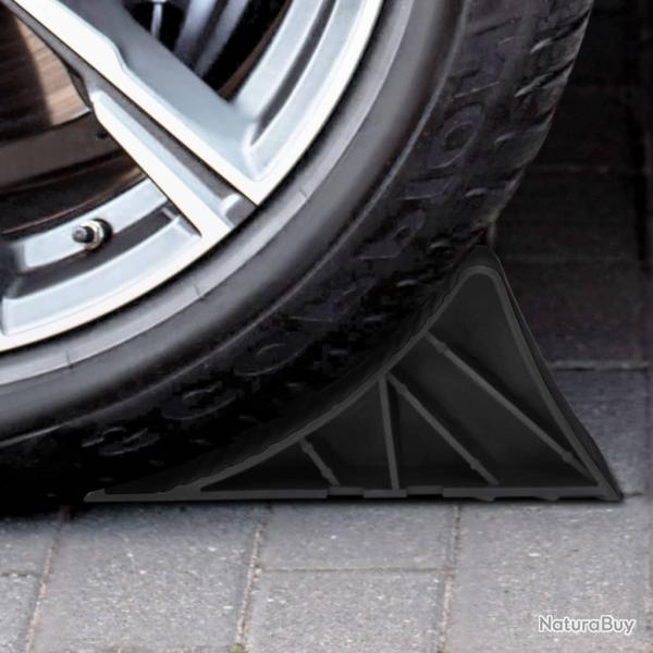 Cales de roues 2 pcs 25x10x11,5 cm plastique alsavelo