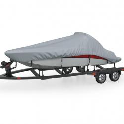 Housse pour bateau gris 427-488 cm (longueur)229 cm (largeur) alsavelo