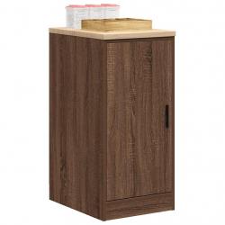 Armoire de rangement de garage chêne marron 40x51x85cm bois pin alsavelo
