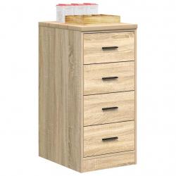 Armoire de rangement de garage chêne sonoma 40x51x85cm bois pin alsavelo