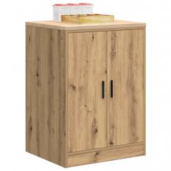 Armoire de rangement de garage chêne artisanal bois de pin alsavelo