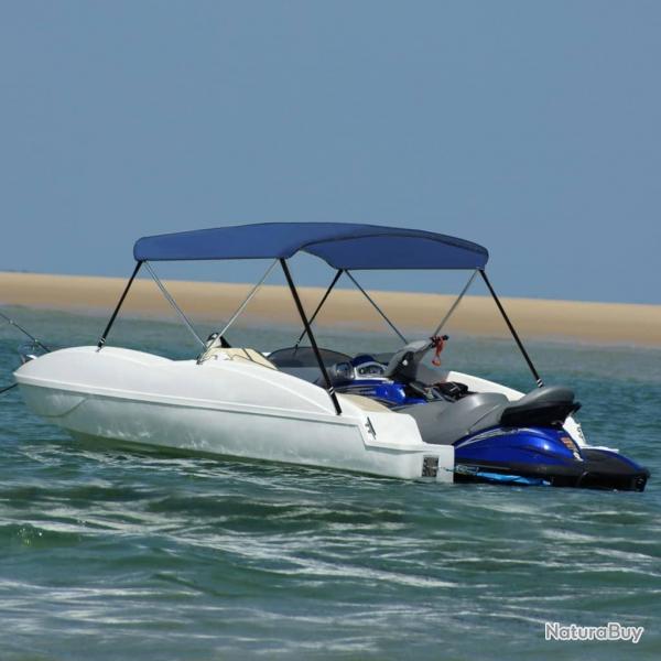 Auvent bimini  2 arceaux Bleu marine 180x130x110 cm alsavelo