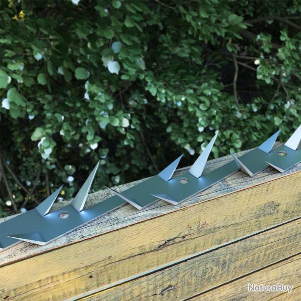 Piquets muraux 2 pcs Acier 1 m alsavelo