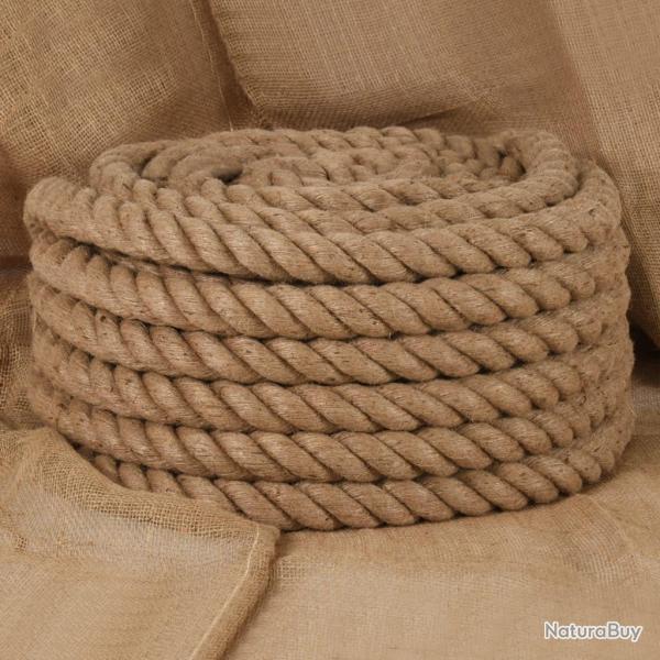 Corde de jute 5 m de long 40 mm d'paisseur alsavelo