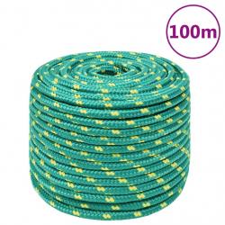 Corde de bateau Vert 12 mm 100 m Polypropylène alsavelo