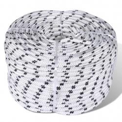 Corde de bateau tressée en bobine Polyester 12 mm x 50 m alsavelo