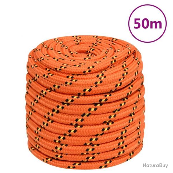 Corde de bateau Orange 16 mm 50 m Polypropylne alsavelo